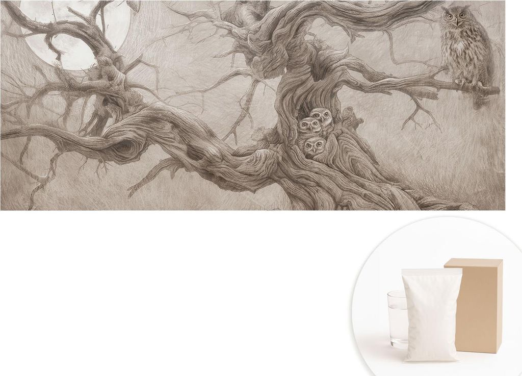 Fototapete - Wandbilder für Wohnzimmer - 208x146 cm - Dekorative Wandfolie - Modernes Design für Wanddekoration - Tapeten für Innenräume - Nach...
