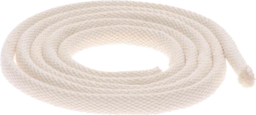 Runddocht 6,5mm Ø – 5m Ersatzdocht für Gartenfackel, Bambusfackel, Öllampen