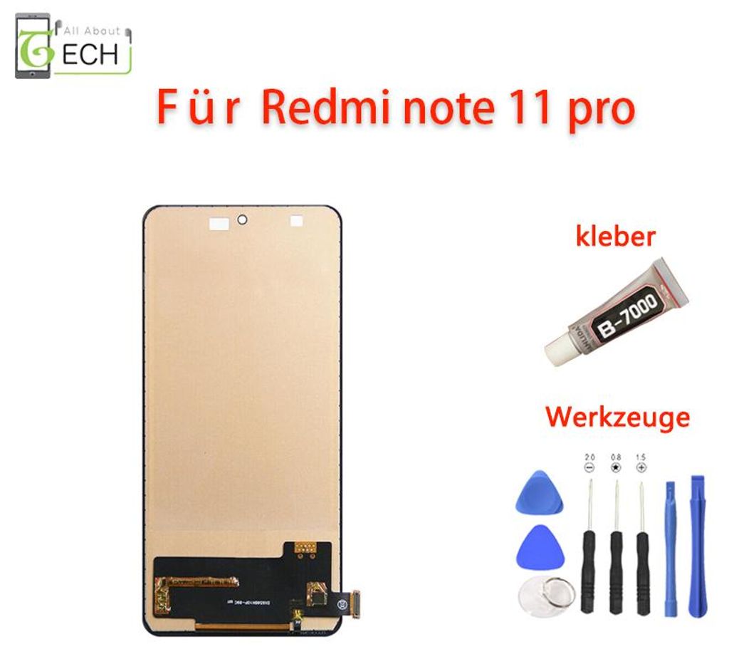 Für Xiaomi Redmi Note 11 Pro 4G / 5G LCD Display Touch Produktbild 