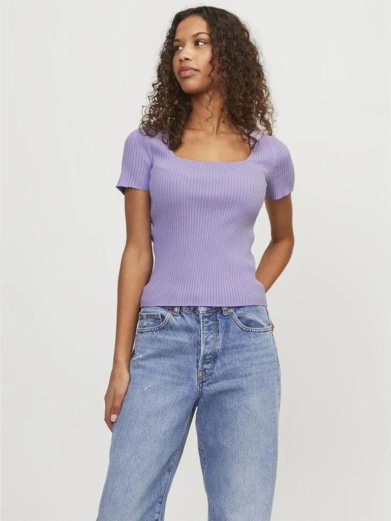 Jack & Jones Sky Jjxx Kurzarm-t-shirt Lila S Damen Lila S
