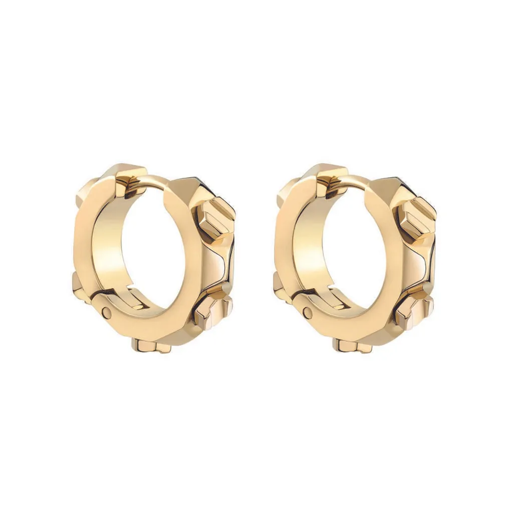 Boucles d'oreilles créoles pour femme Philipp Plein THE PLEIN CUFF Argent