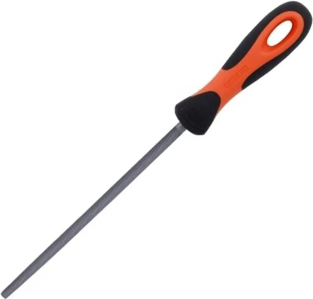 Lima rotonda con manico 250 X 10,0Mm Taglio 1