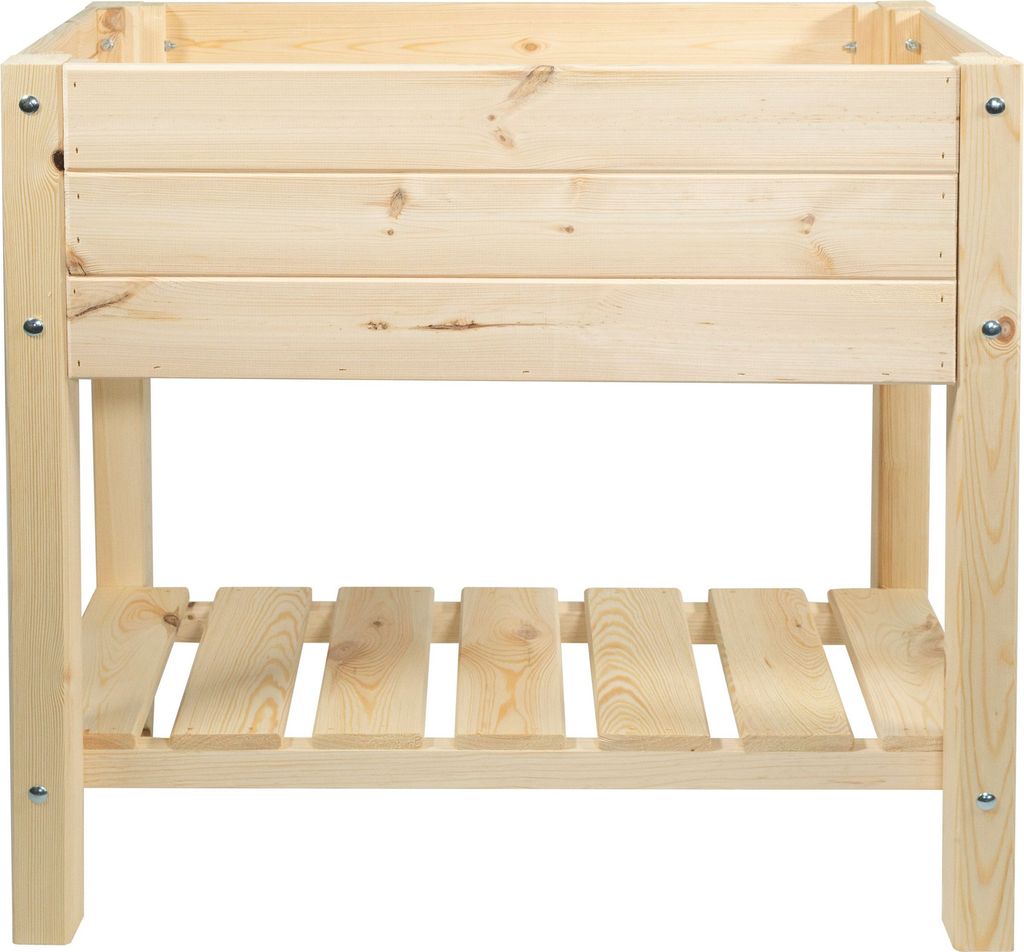 mgc24 Hochbeet Massiv S 79x40x78cm Kiefernholz natur