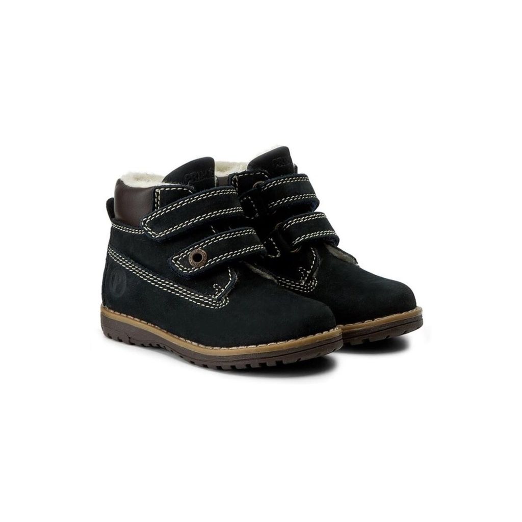 Primigi Kinder Stiefel Nubuk/Blue Scuro Warmfutter Winterschuhe Schneestiefel Gr.34