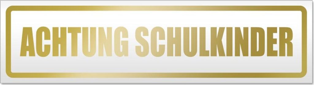 Achtung Schulkinder Magnetschild Schild magnetisch