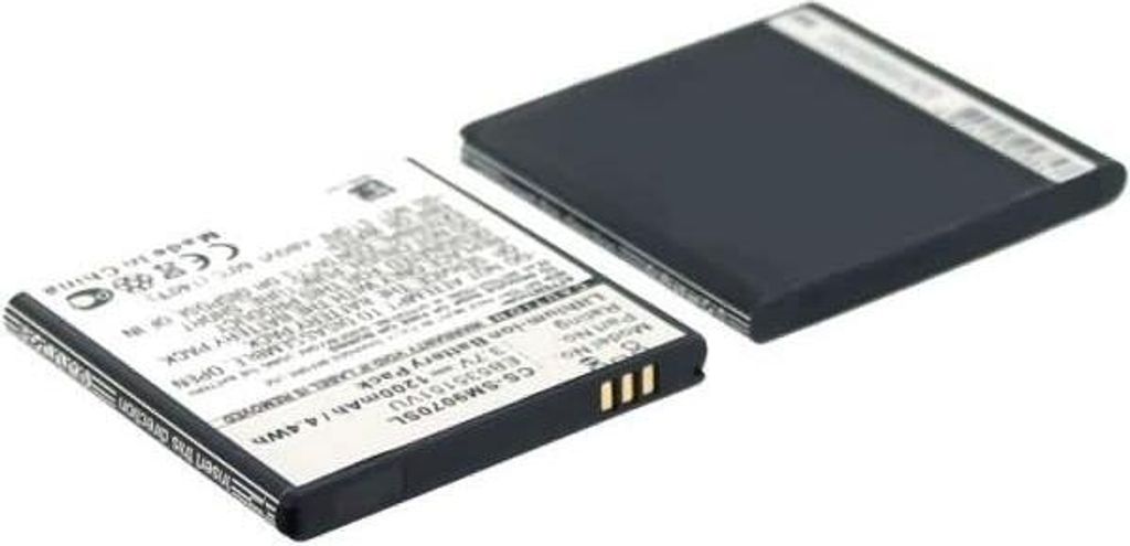 Akku für Samsung GT-I9070P Li-Ion 3,7 Volt 1200 mAh schwarz.