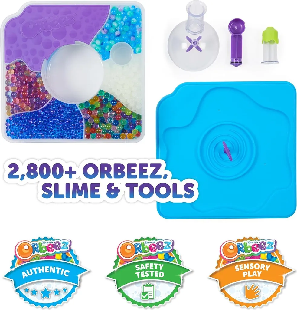 Orbeez Slime Set Spin Master 6067344 - Mélange Sensoriel Multicolore - 7