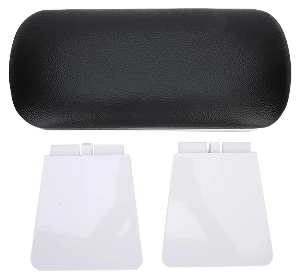 Coussin repose-mains manucure noir accessoire ergonomique de salon