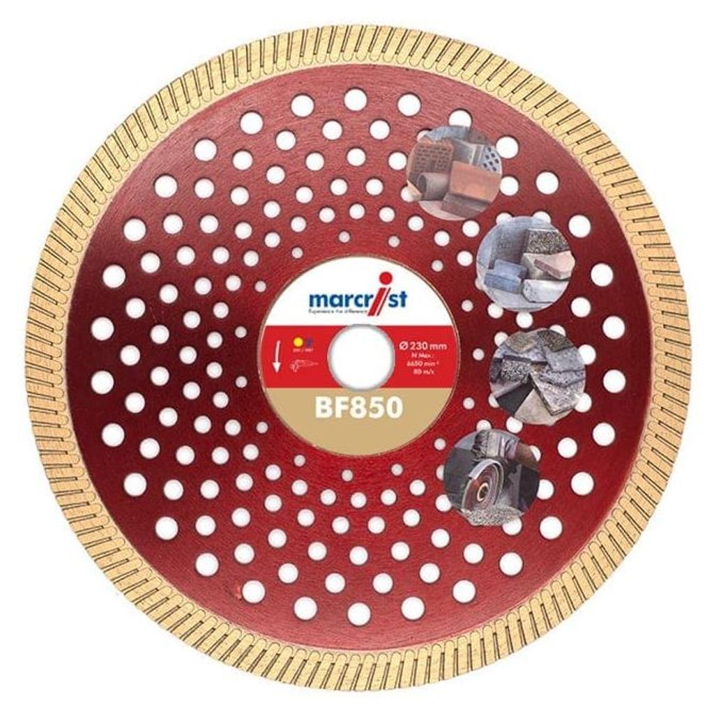 Disco diamantato Marcrist BF850 350 mm per calcestruzzo e Immagine del prodotto 