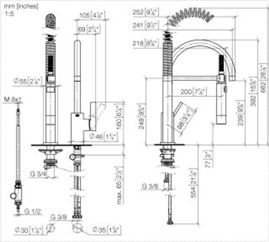 Dornbracht 33836875-08 Einhebelmischer für Spül-/