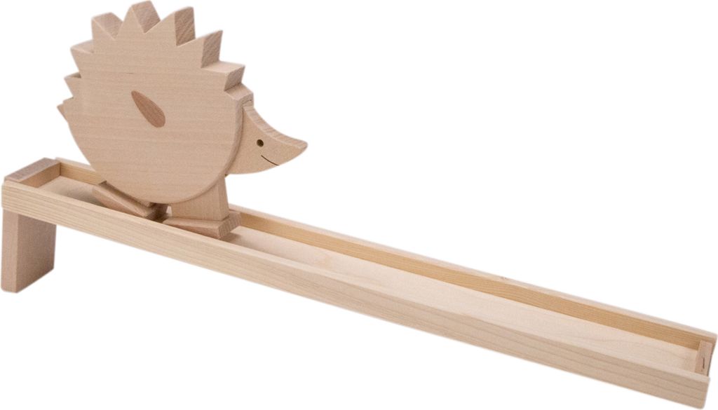 Lustiges Lauftier Wackeltier aus Holz Igel 6956 Produktbild 