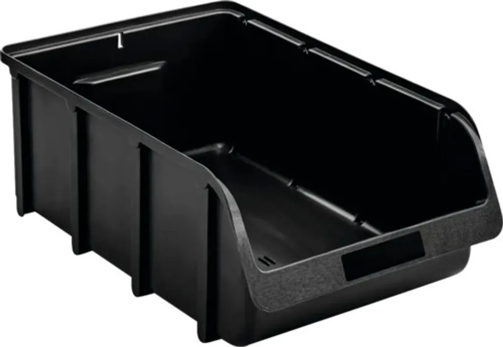 Boîte transparente Hünersdorff taille 5 en plastique noir robuste