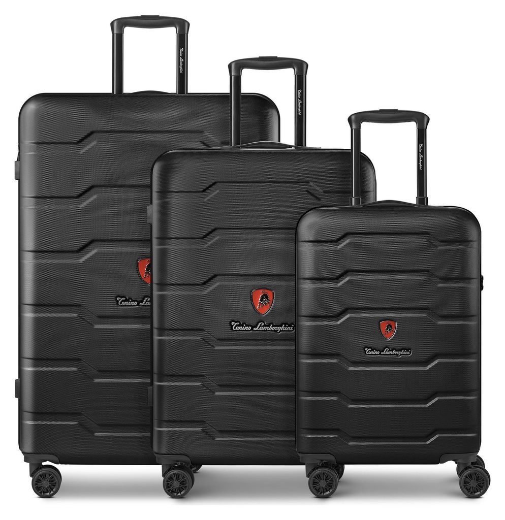 Tonino Lamborghini Bologna 4 Rollen Kofferset 3-teilig Produktbild 