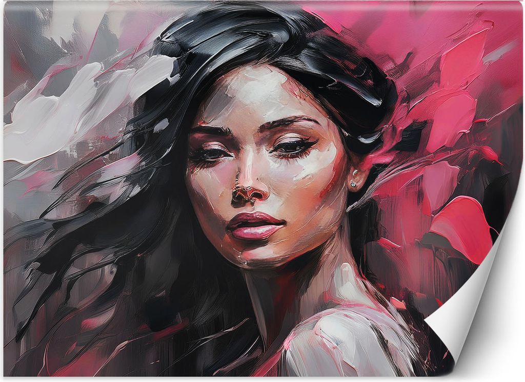 Vlies fototapete Weiblicher Glamour Rosa 350x245 cm Feeby Rosa inkl. Kleber einfache Montage