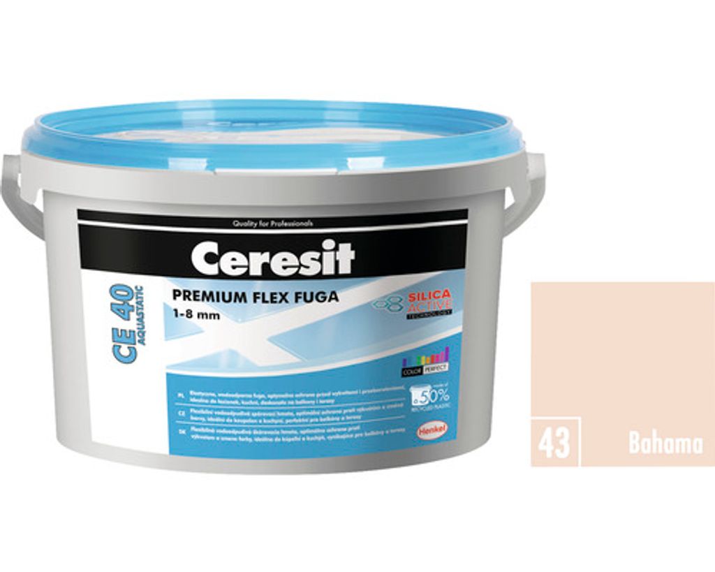 Škárovacia hmota CERESIT CE 40 Aquastatic 2 kg 43 bahama Obrázok produktu 