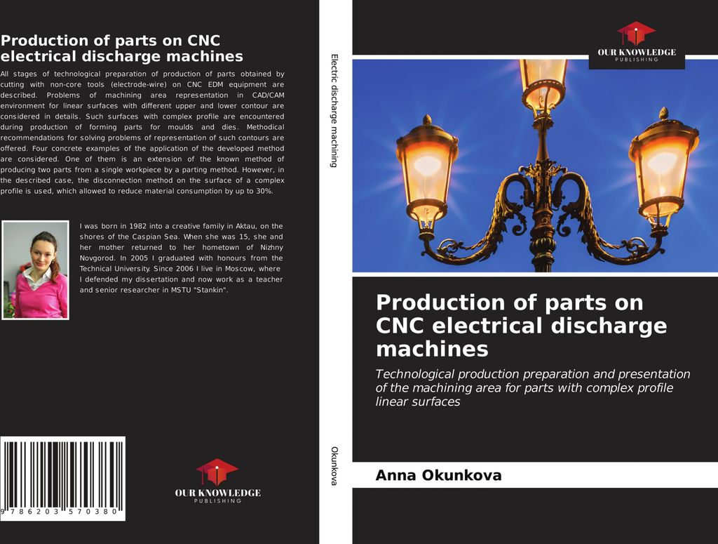 Production of parts on CNC electrical discharge machines