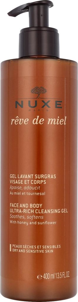 NUXE Rêve de Miel, Reinigungsgel, trockene Haut, Produktbild 
