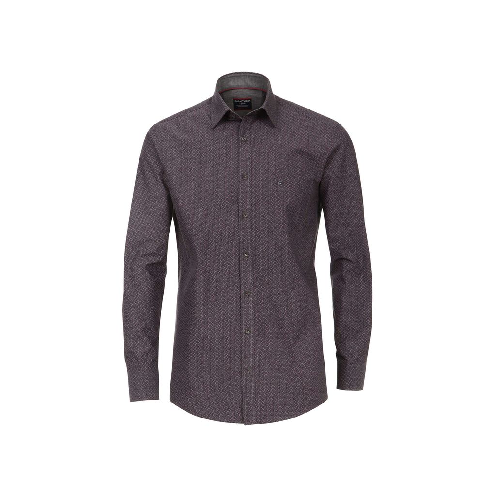 CASAMODA - Herren Hemd Langarm Comfort Fit (472855700), Größe: XL, Farbe: Grau