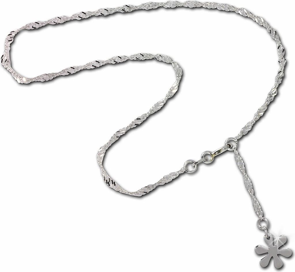 SilberDream Damen-Fußkette 25,5cm 925er Silber allergenfrei Produktbild 