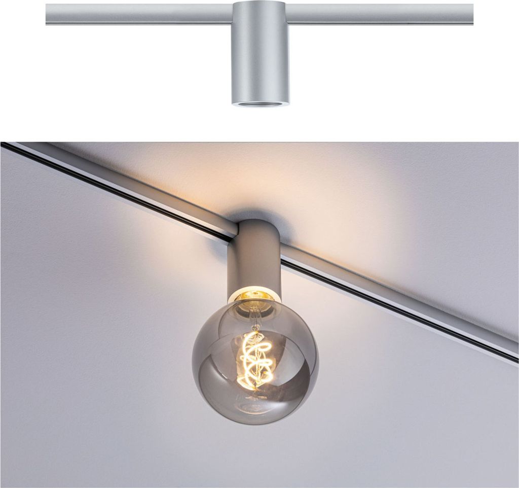 Paulmann URail Schienenspot Socket Einzelspot Chrom matt