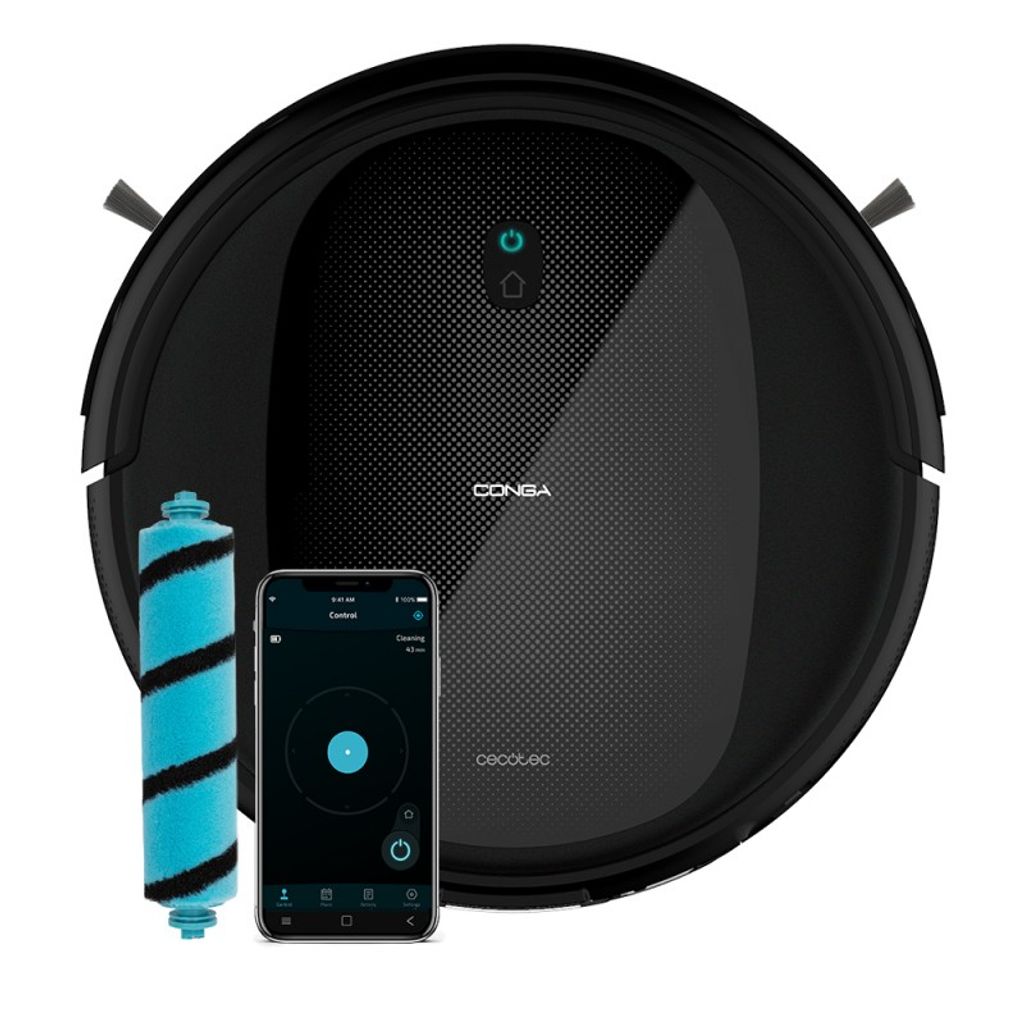 Hoover Roboter cecotec conga flash connected ultimate/ Bodenwischen/ Autonomie 160 min/ wifi Steuerung
