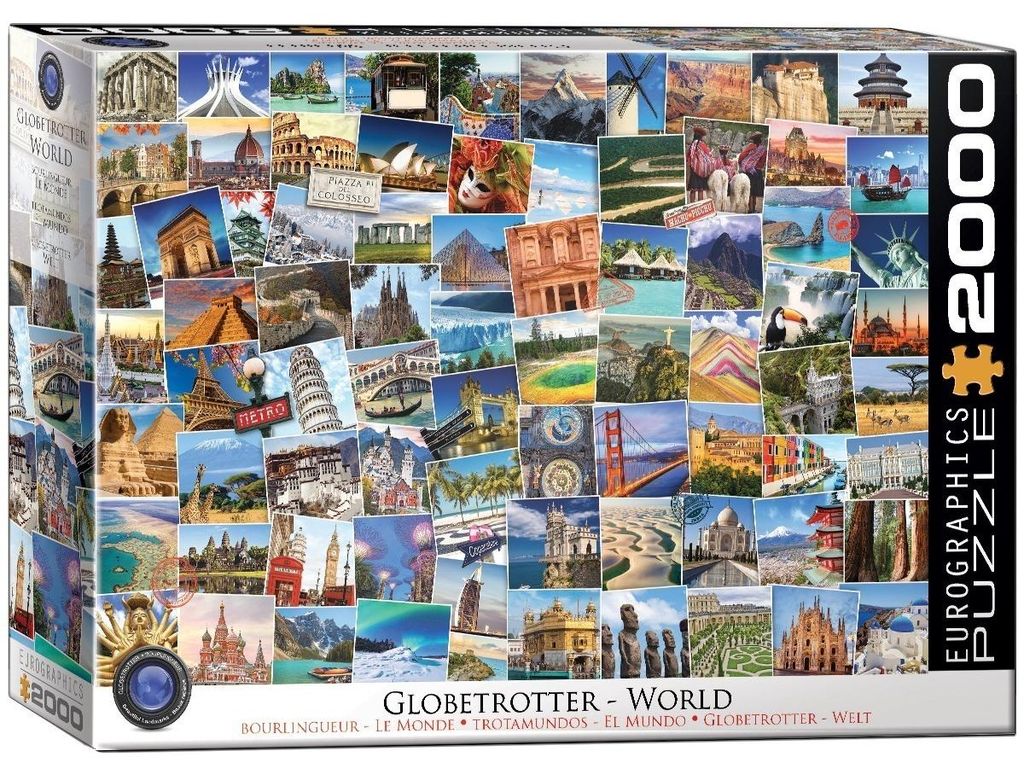 Eurographics Puzzle Sehenswürdigkeiten der Welt, 2000 Immagine del prodotto 