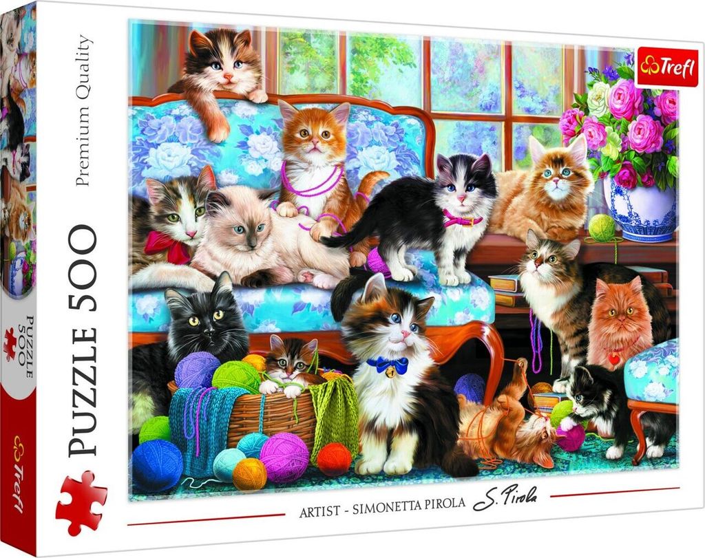 Trefl 37425 puzzle Skládačka 500 ks Zvířata Obrázek produktu 