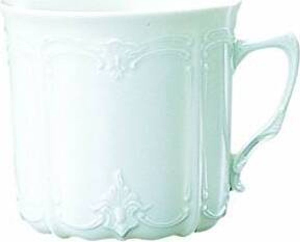 Hutschenreuther Kaffee-Obertasse groß Baronesse Weiss Immagine del prodotto 