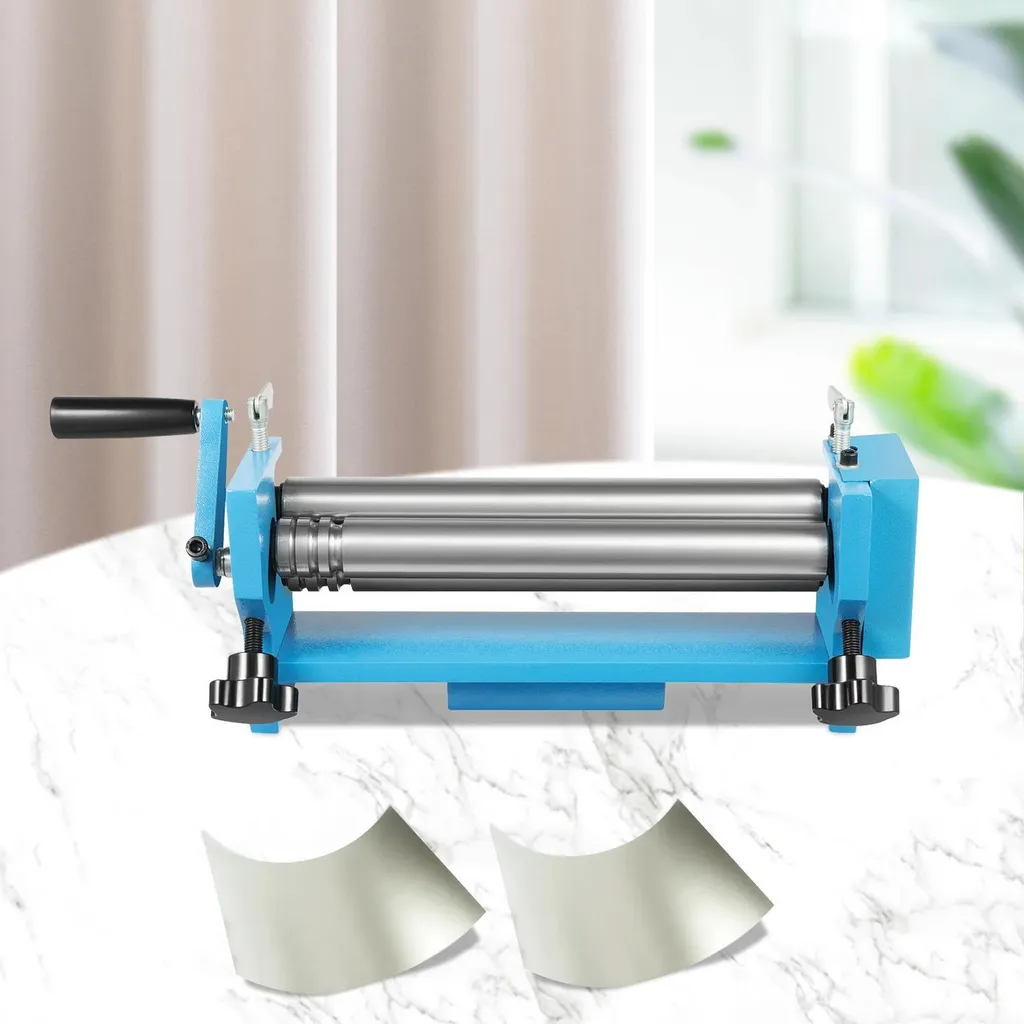 Rouleuse plieuse circulaire pour tôle de 2 mm - Machine d'atelier 30cm