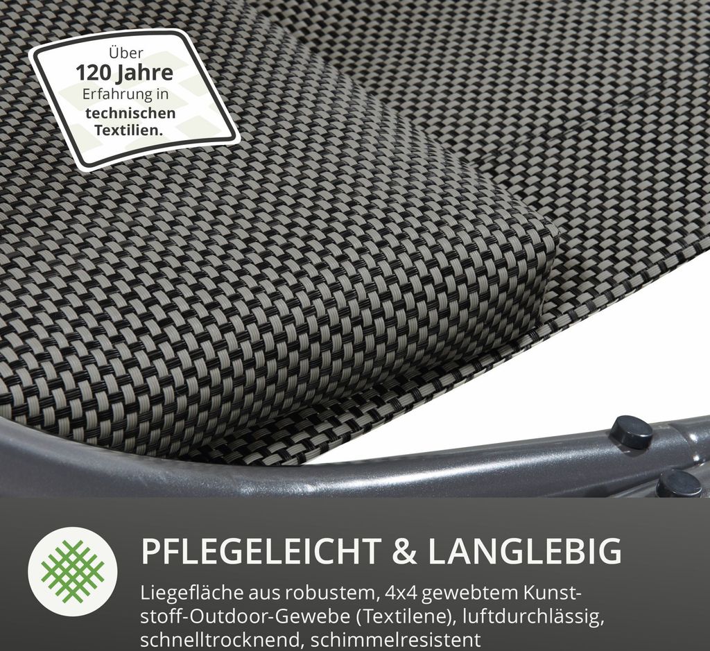 Leco Luxus Doppelliege Dach Kissen 2x2m Garten Liege Produktbild 5