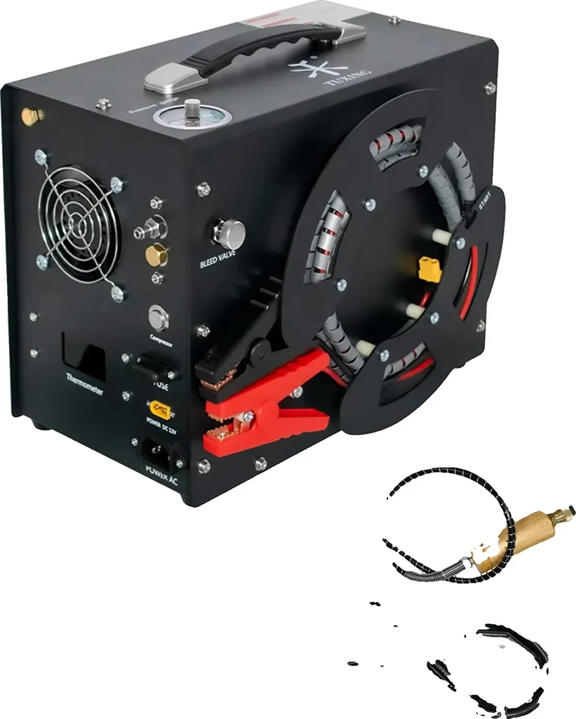 Compresseur PCP 4500 PSI : Fini la Pompe Manuelle ! Portable 12V 220V