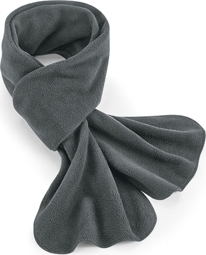 Beechfield B293R | Recycled Fleece Scarf - Schal - 100% recycelter Polyester - Farbe: Steel Grey - Größe: One Size