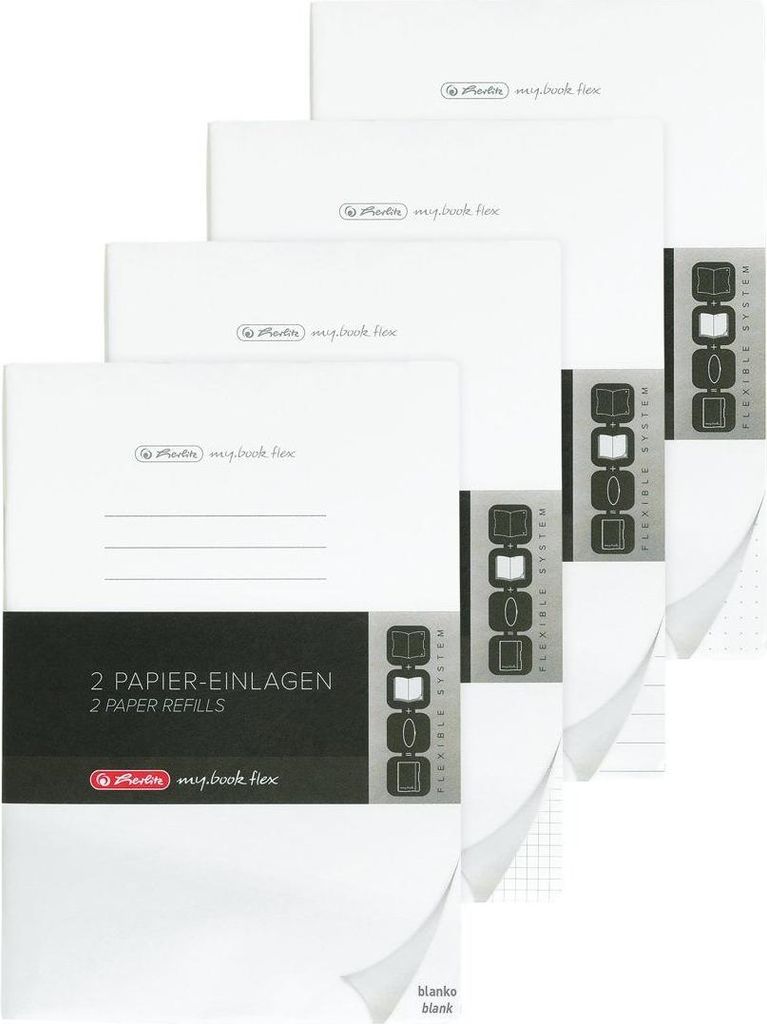 herlitz Papier-Ersatzeinlagen für Notizheft my.book flex A4 Produktbild 