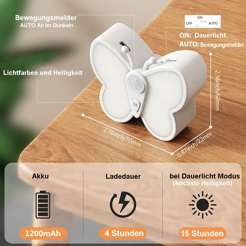 Lampe de Placard Rechargeable 3 Modes avec Intensité Variable Lot de 3 - 3