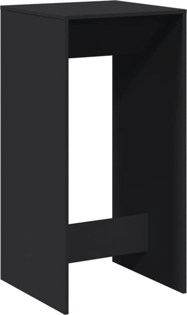Bartisch Schwarz 51x50x103,5 cm Holzwerkstoff