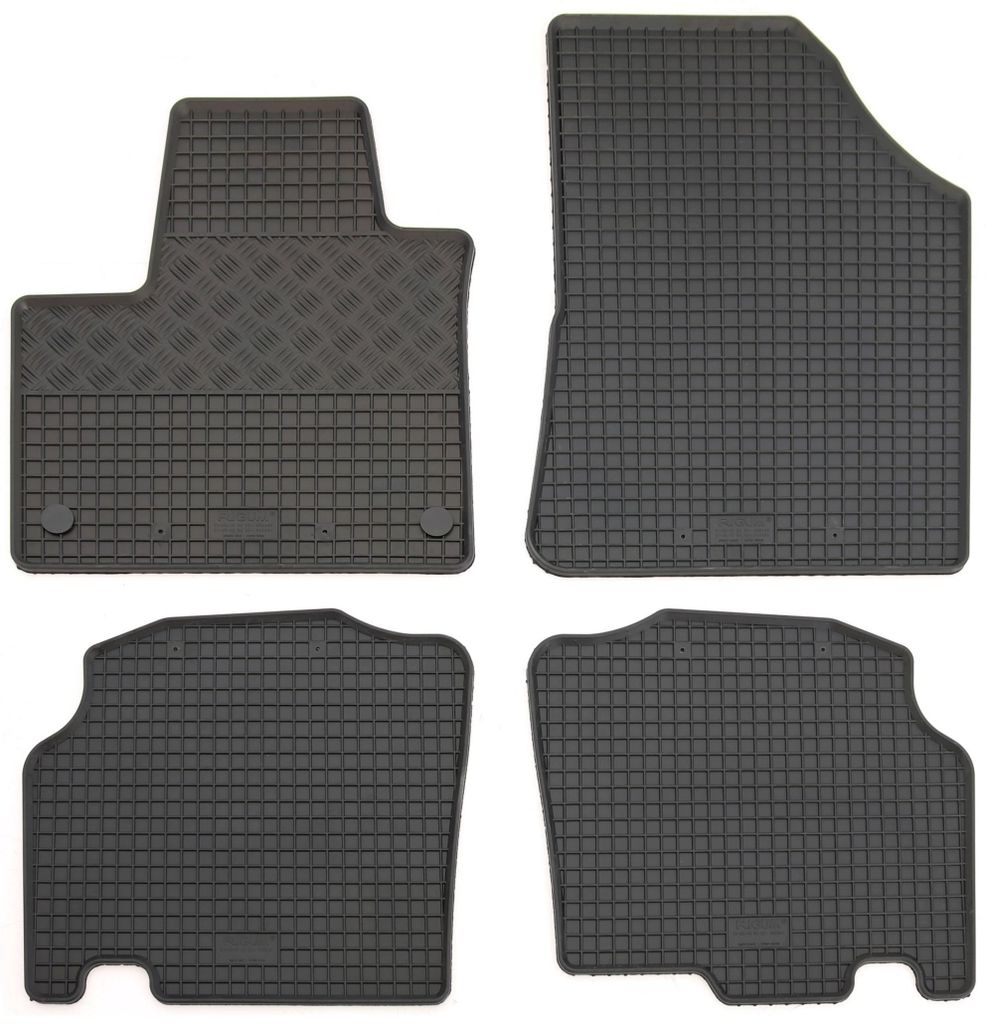 Rigum Gummi Fußmatten Set für Nissan Townstar Kombi, Mod. Bj. 2022-, 4-teilig