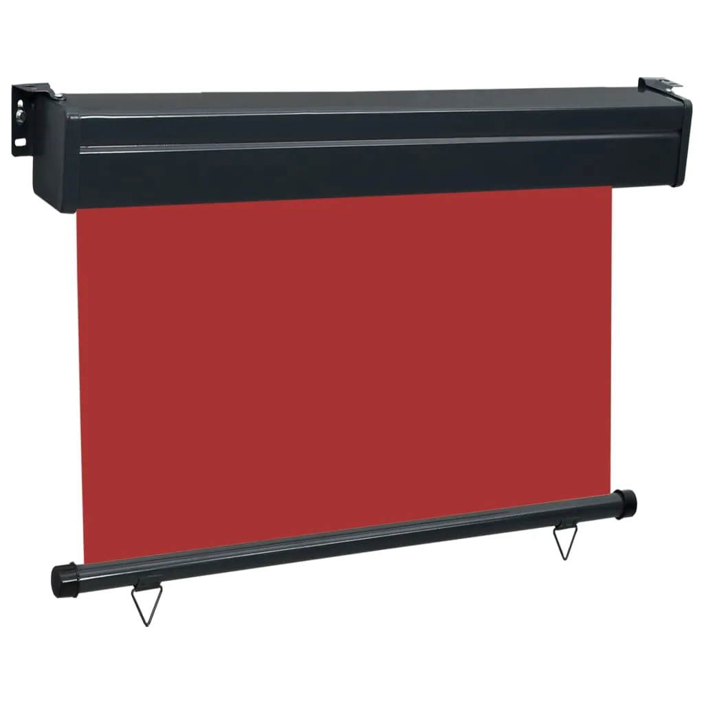 Tenda Privacy Balcone vidaXL 125x250 Rosso | Montaggio Rapido - 8