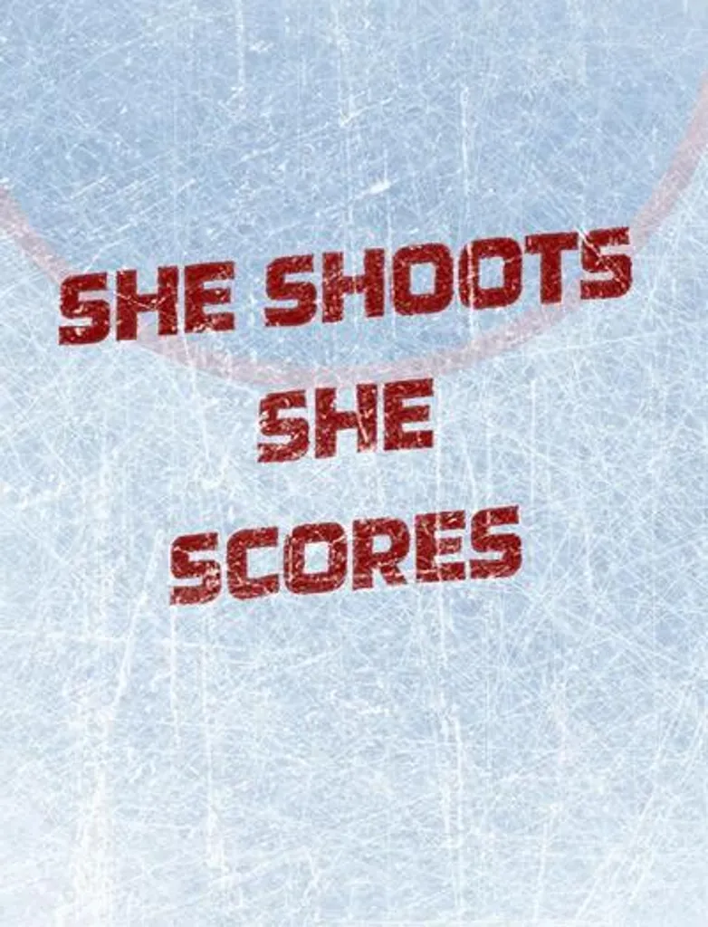 Taccuino Hockey Femminile She Shoots She Scores - Quaderno A5 Righe