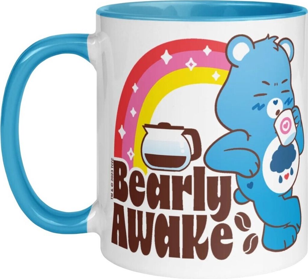 Care Bears - Kaffeebecher "Alien Invasion", Zweifarbige Innenseite PM9436 (Einheitsgröße) (Weiß/Blau)
