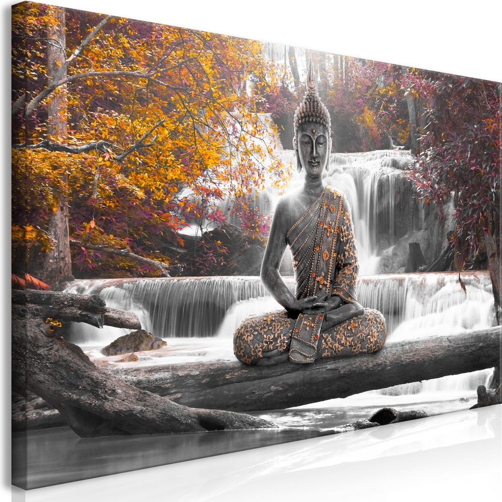 Wandbild Mega XXXL Buddha 250x125 cm Einteiliger XXL-Format Kunstdruck zur Selbstmontage Leinwandbilder moderne Bilder DIY Wanddekoration Wohnung D...
