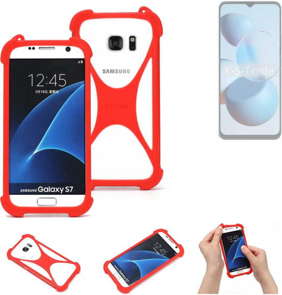 K-S-Trade Handy-Hülle kompatibel mit Cubot A10 Schutz-Hülle Bumper Silikon Schutz Hülle Cover Case Silikoncase Silikonbumper TPU Softcase