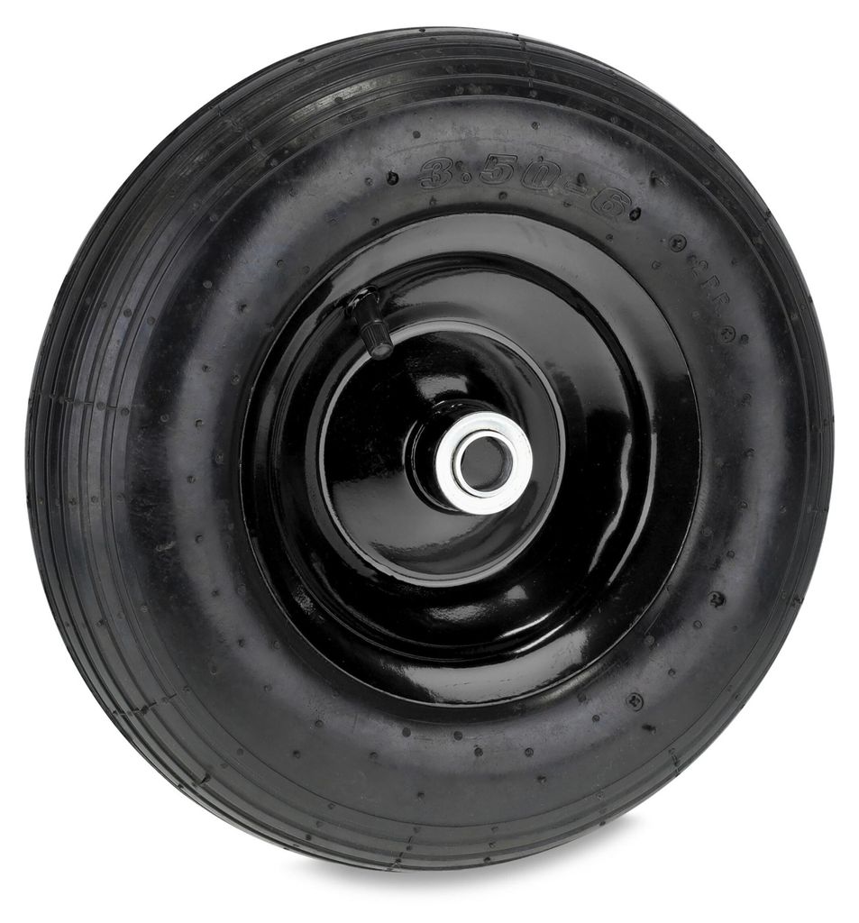 Ruota per carriola Relaxdays, 3.50-6, pneumatica, 2 PR, Immagine del prodotto 