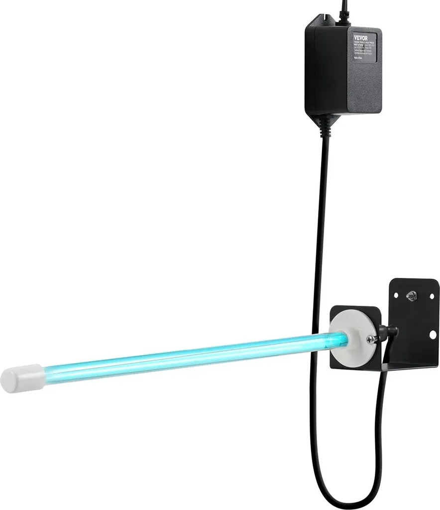 Purificateur d'air UV 17 pouces avec aimant de fixation rapide 25W