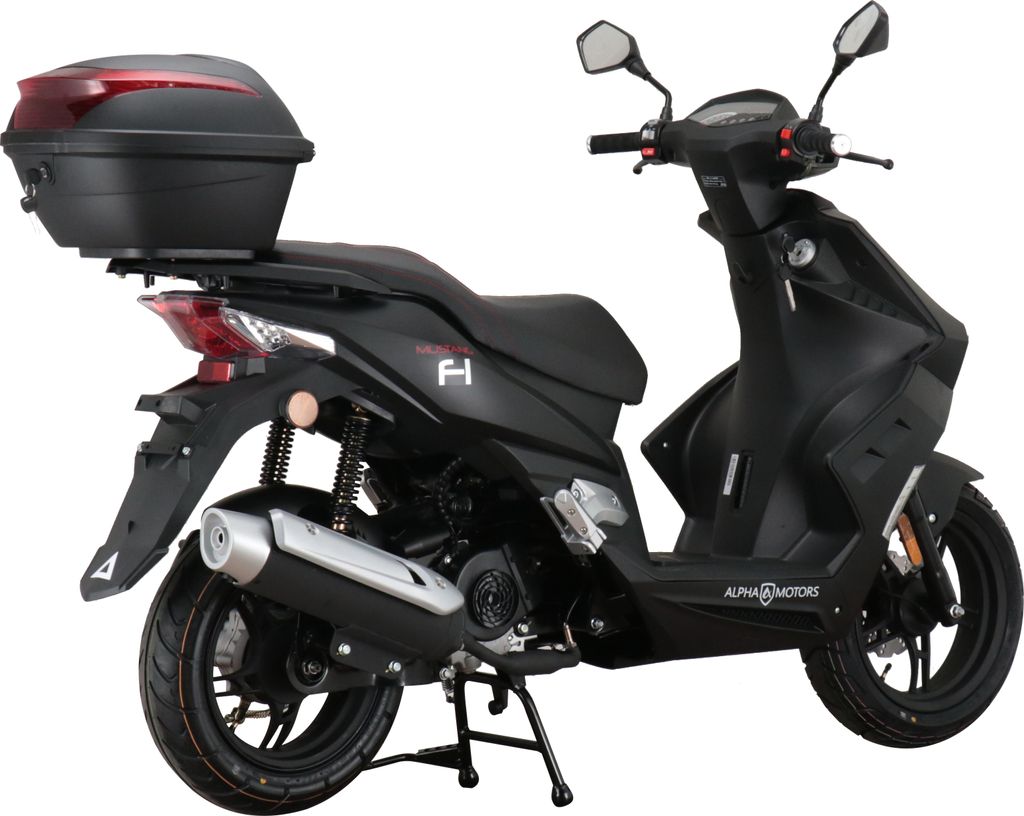 Motorroller Mustang FI 50 ccm 45 kmh EURO 5 mattschwarz Produktbild 4