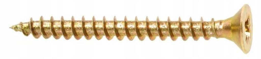 Viti per legno temprate 6x40mm 10pz PZ3 oro Immagine del prodotto 
