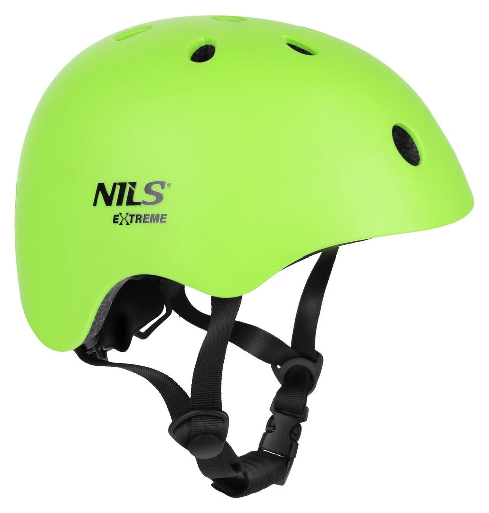 Grüner Skatehelm, Größe S (52-56 cm), leicht