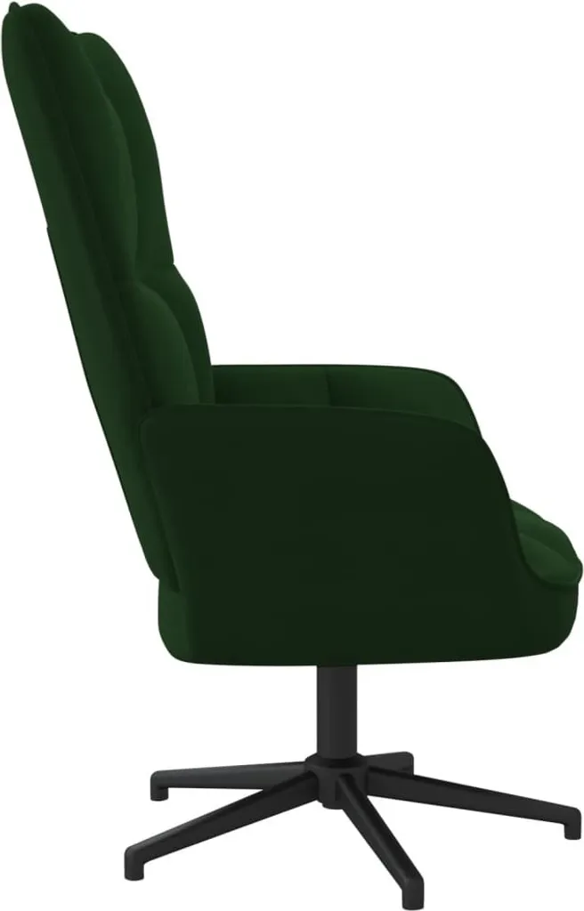 Offerta Poltrona Relax Velluto Verde vidaXL - Qualità e Prezzo - 10