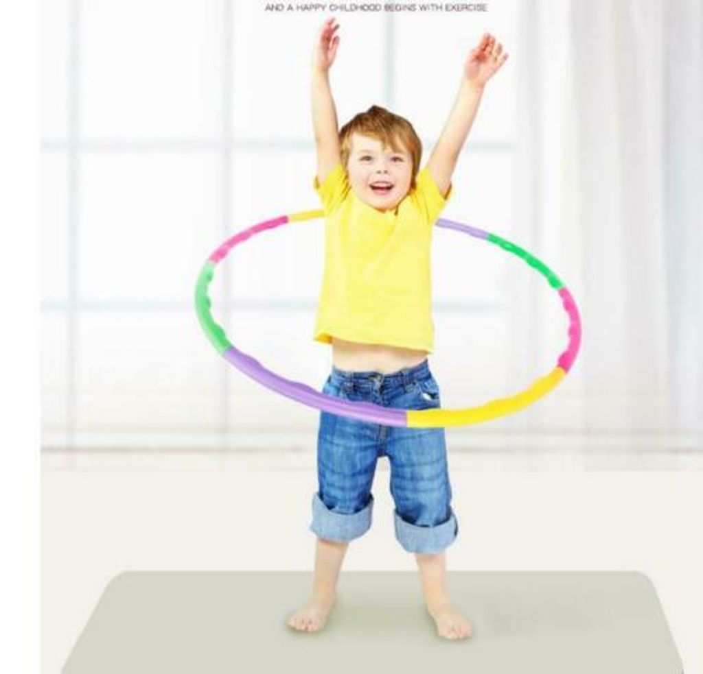 Kinder Hula Hoop Reifen 8-teilig Hüftmassage Sport Fitness Gymnastik Mädchen *_* 