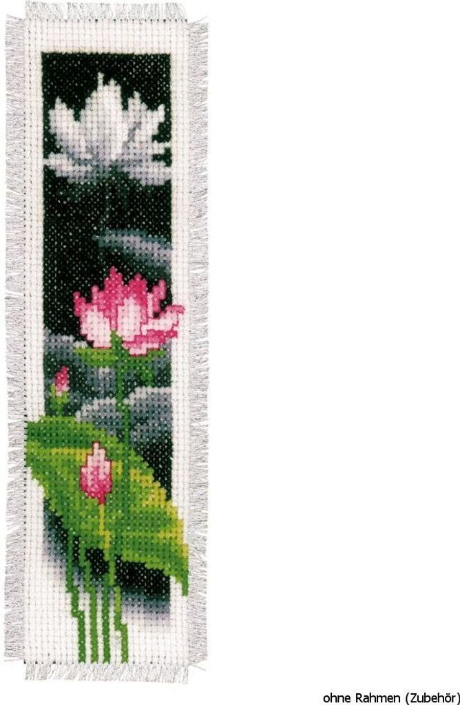 Vervaco Lesezeichen "Buddha/Lotus", 2er Set, Zählmuster