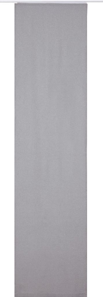 Elbersdrucke Schiebevorhäng Lino 07 grau blickdicht 245x60 cm
